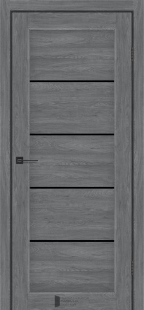 Vena black-1694504907 Міжкімнатні двері Vena зі склом. - Зображення 1