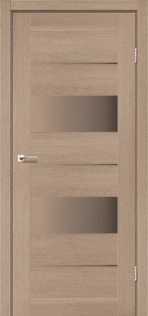 CANNELI_MOKKO-OAK_BRONZE-SATIN ( (1) Міжкімнатні двері Сanneli Дуб мокко "Leador" - Зображення 1