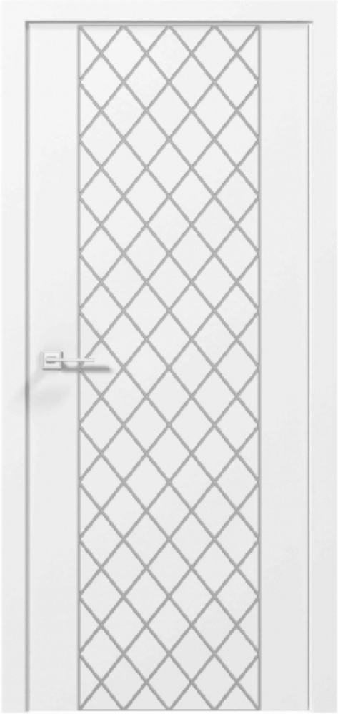 cortes_tango_002_silver-379x900 (1) Міжкімнатні двері Ромб - Зображення 1